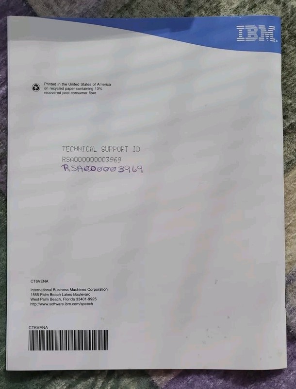 Vintage Software -IBM ViaVoice-Windows Millennium Edition Box, Manuals, Inserts gallery