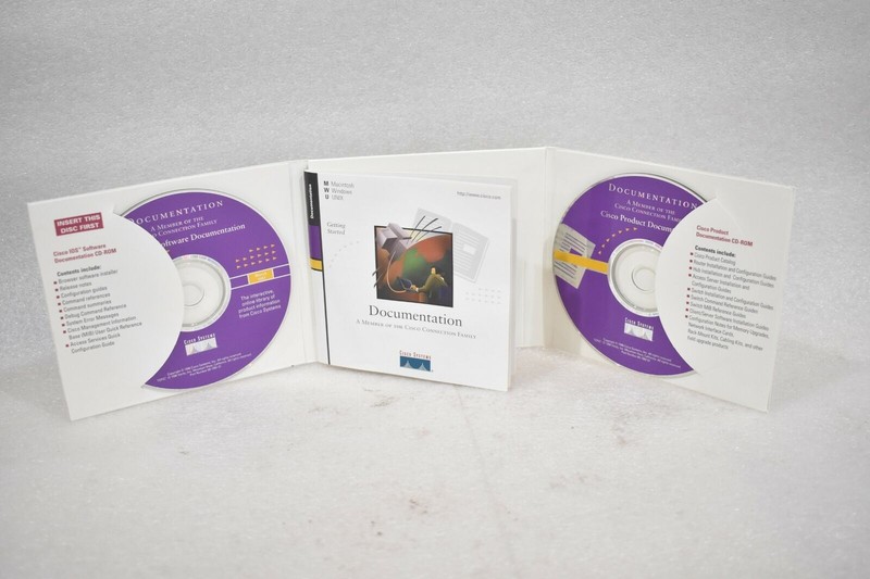 CISCO IOS SOFTWARE DOCUMENTATION CD-ROM MACINTOSH, WINDOWS, UNIX ( 2 DISC SET )