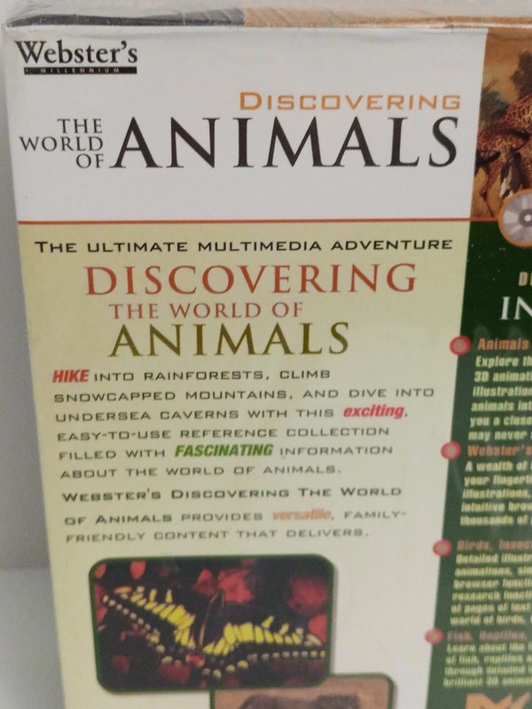 Webster's Millennium The World Of Discovering Animals 4 CD Deluxe Edition For Pc gallery