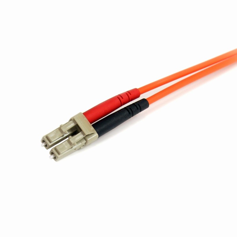 StarTech FIBLCST3 3M Fiber Optic Multimode Dup 62.5/125 LSZH Jumper LC/ST Cable gallery
