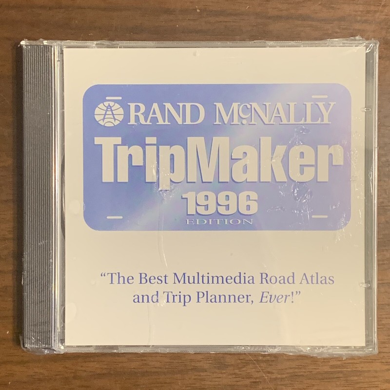 Rand McNally TRIPMAKER 1996 Edition PC CD-ROM CD Trip Maker BRAND NEW SEALED