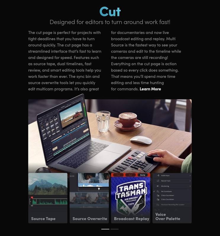 Blackmagic DaVinci Resolve Studio – Genuine Lifetime License – 2 Devices gallery
