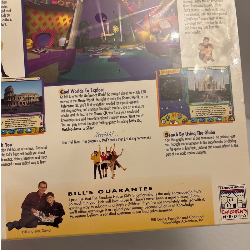 The Random House Kid's Encyclopedia 2 CD-ROM Disc Knowledge Adventure Jumpstart gallery