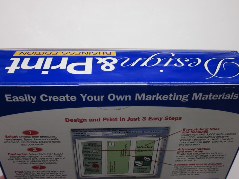 MySoftware Design & Print Business Edition For (Windows 98 ME 2000 XP) gallery