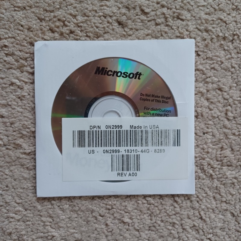 Microsoft Money 2004 Standard Dell 0N2999 Sealed