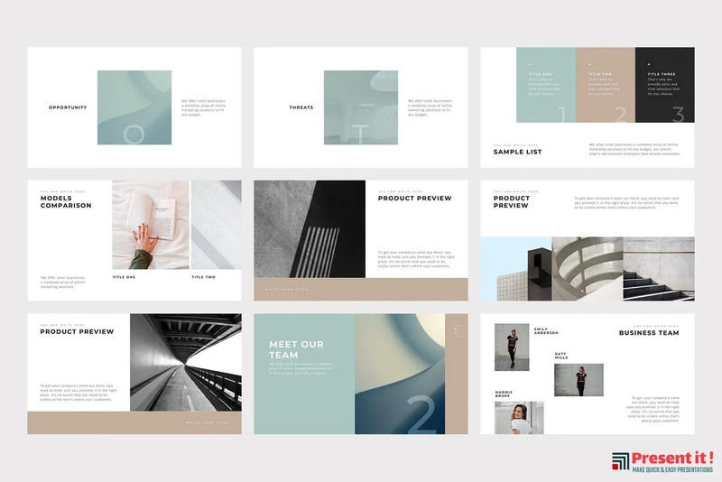Segoe Keynote Template gallery