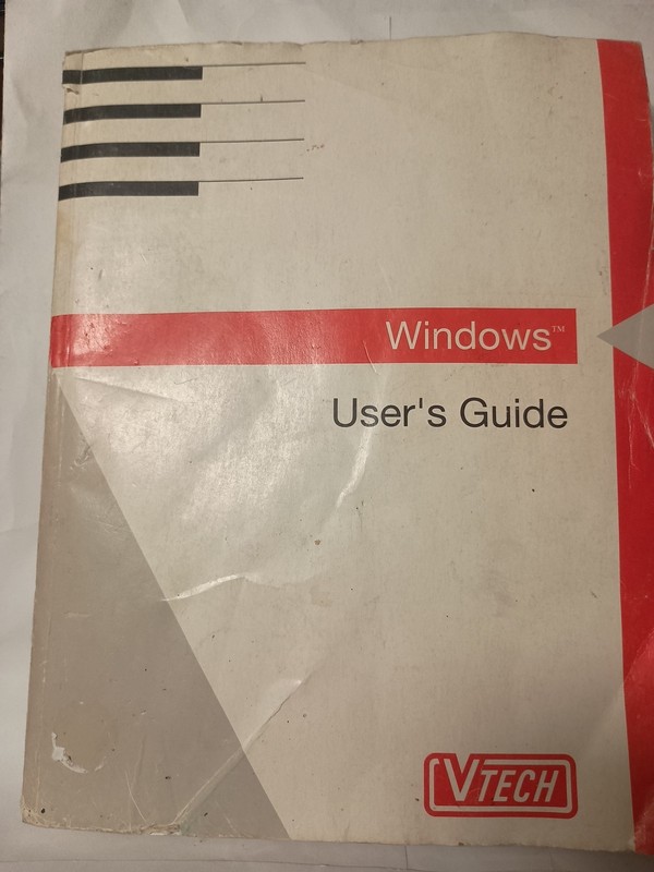 Vintage Windows User’s Guide 1992 VTech Paperback P6