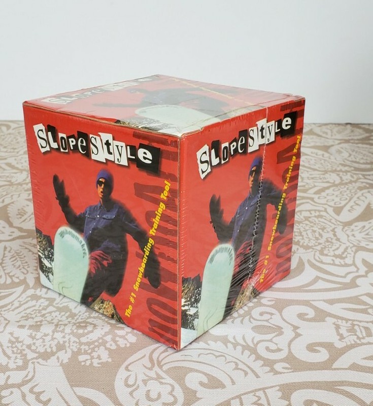 Vintage 1996 SLOPESTYLE Snowboarding Training Tool PC Computer Game Sealed 90’s