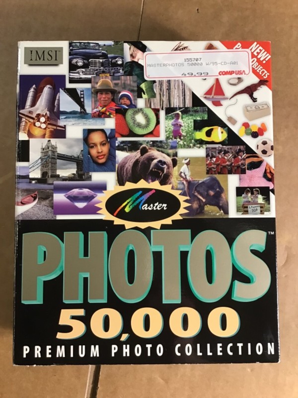 IMSI Master Photos 50,000 Premium Photo Collection Vintage Software New RARE
