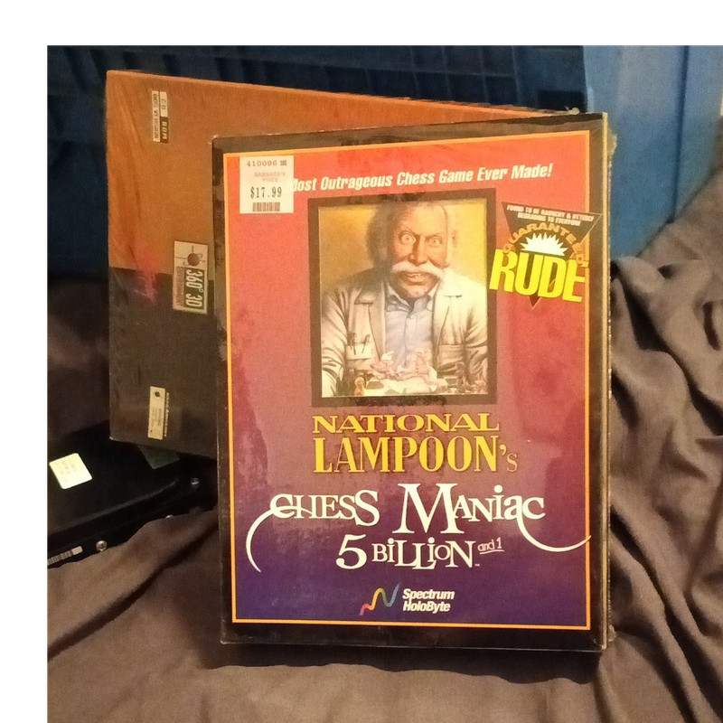 Spectrum HoloByte Chess Maniac 5 Billion and 1 IBM PC CD-ROM English