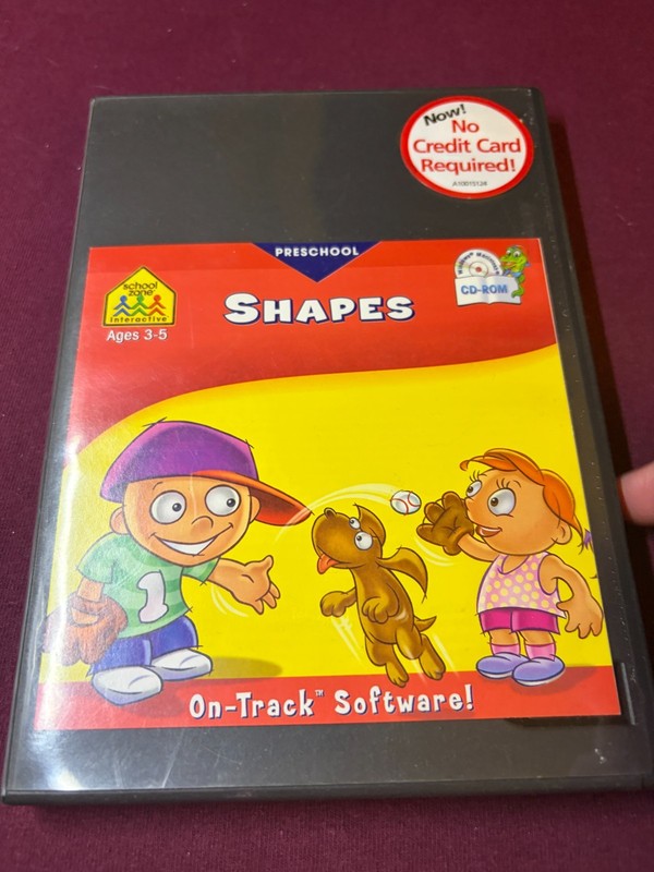 School Zone Interactive: Shapes – Preschool On-Track Software Windows Mac 2000