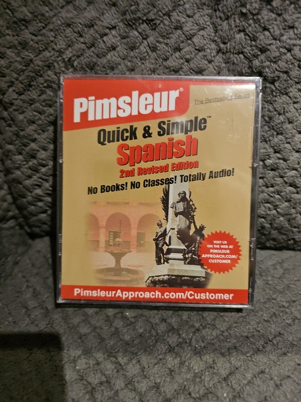 PIMSLEUR QUICK AND SIMPLE SPANISH 2ND REVISED EDITION (4 DISCS) New & Sealed