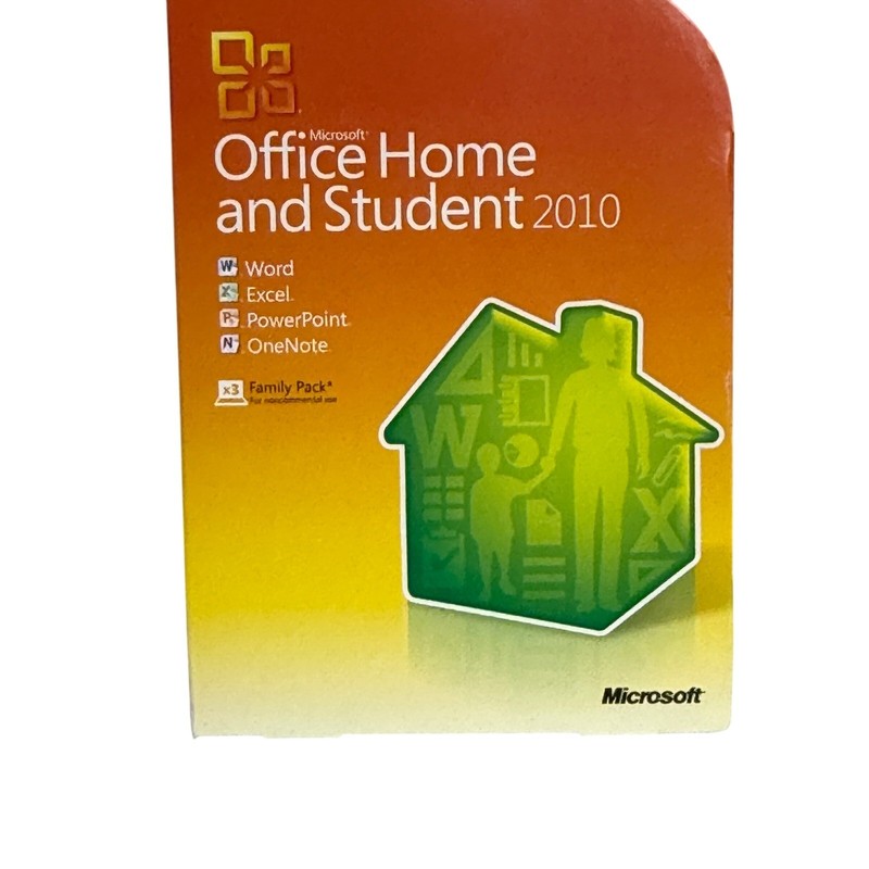 Microsoft Office Home & Student 2010 Family Pack 3 PC DVD Product Key 79G-02144