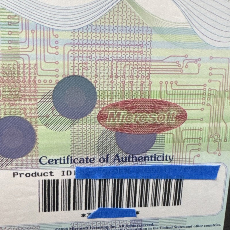 OEM Microsoft Windows 95 CD & Plus! USB Micron with Certificate of Authenticity gallery
