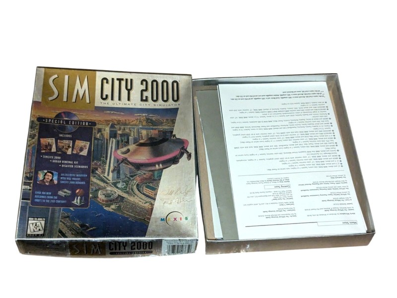 Sim City 2000 Special Edition- The Ultimate City Simulator PC Game+Manuals/Dents gallery