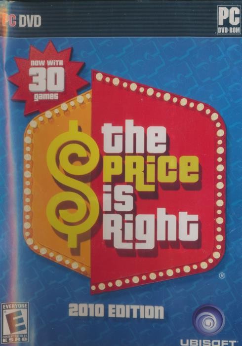 The Price Is Right 2010 PC DVD-ROM guess prices classic television TV game show