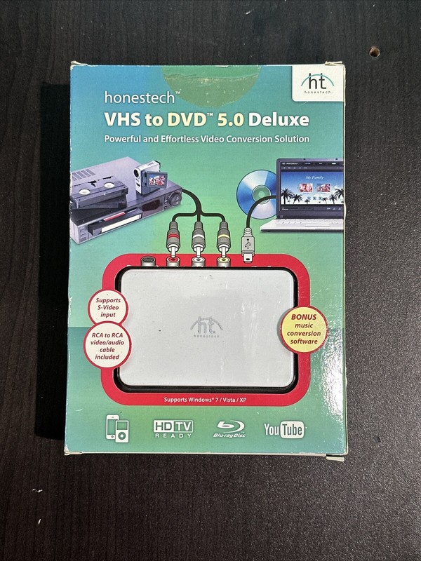 Honestech VHS to DVD 5.0 Deluxe Powerful & Effortless Video Conversion Solution