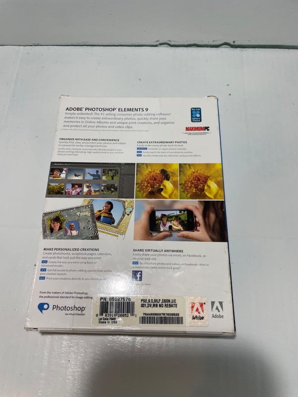 Adobe Photoshop Elements 9 & Adobe Premiere Elements 9 + 20$Shutterfly Gift Card gallery