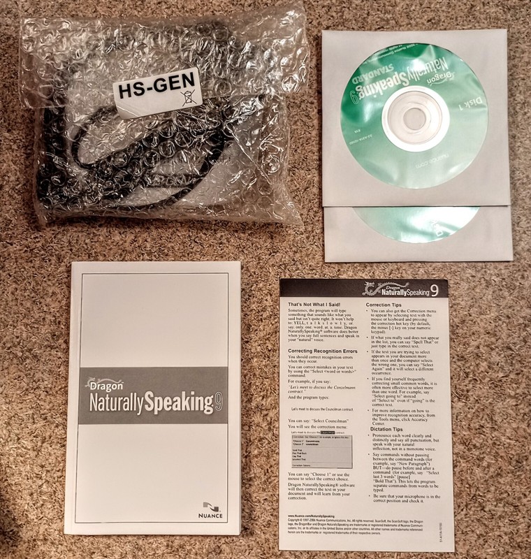Dragon Naturally Speaking 9 Standard SPEECH RECOGNITION SOFTWARE gallery