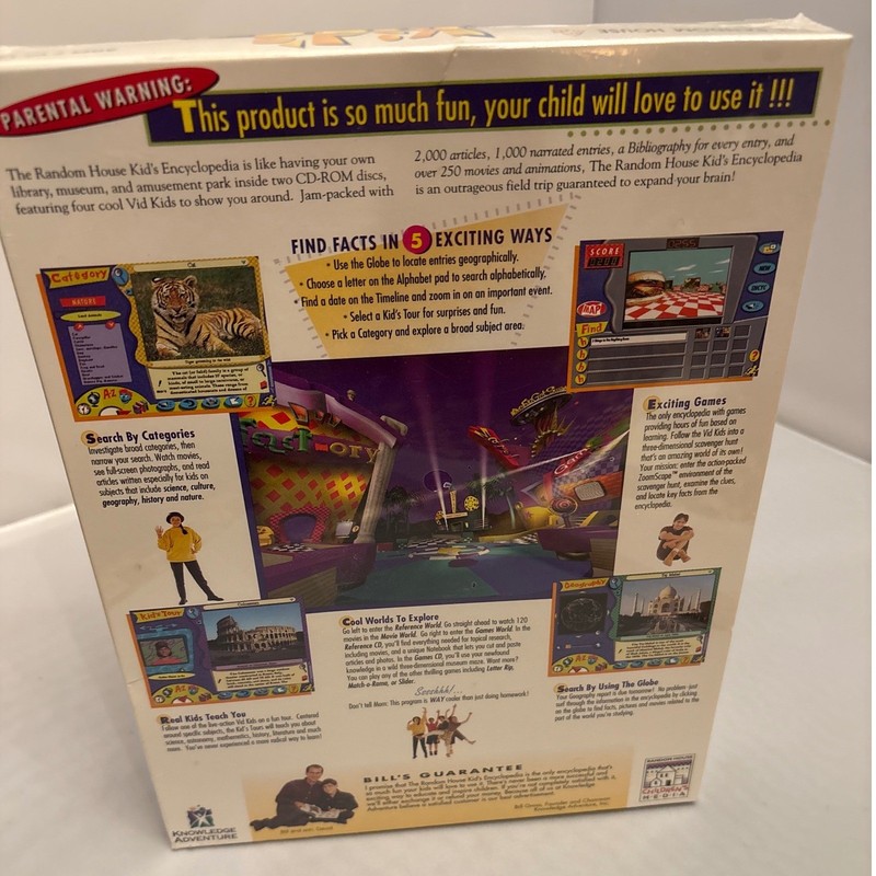 The Random House Kid's Encyclopedia 2 CD-ROM Disc Knowledge Adventure Jumpstart gallery