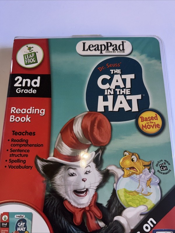 Leap Frog LeapPad The Cat in the Hat 2nd Grade Reading Book & Cartridge NEW gallery