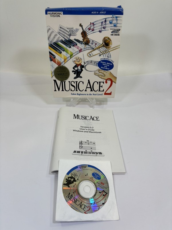HARMONIC VISION Music Ace 2 For Windows 95/98/00 & Macintosh