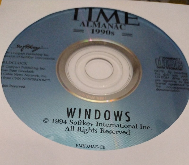 Time Almanac 1990s For Windows (CD-ROM disc only)