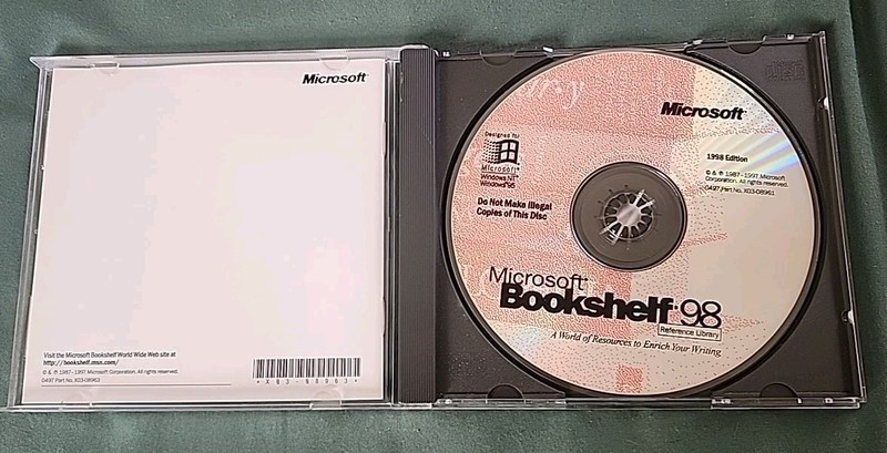Microsoft Bookshelf 98 PC Software gallery