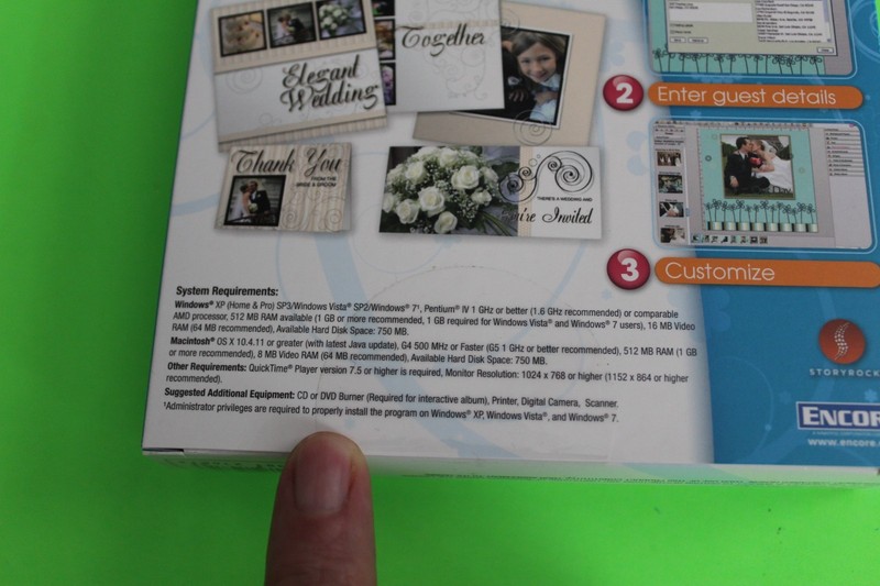 My Memories WEDDING STUDIO Stationary Design Software MAC+Windows XP/Vista/7 NEW gallery