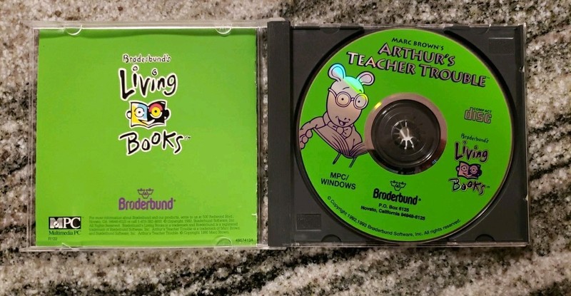 Arthur’s Teacher Trouble (Living books) PC Game. CD-ROM gallery