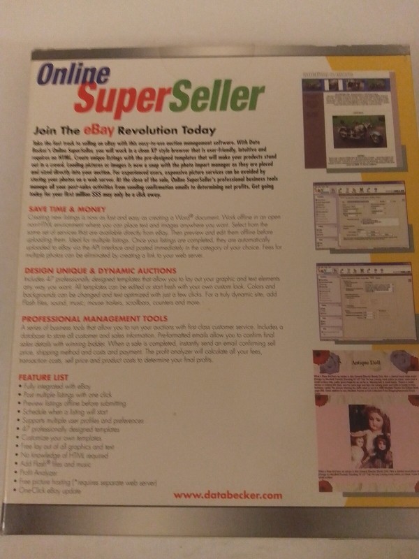 Data Becker Online Superseller Listing Utility on CD-ROM for Windows 98 to XP gallery