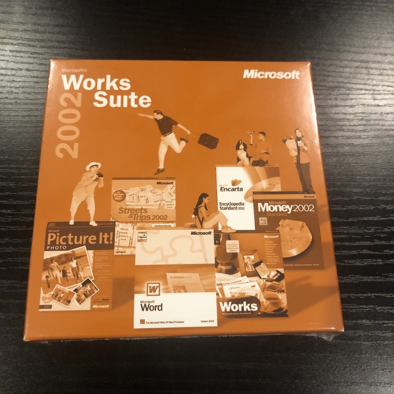 Microsoft Works Suite 2002 (Retail) (1 User/s) – Full Version for Windows