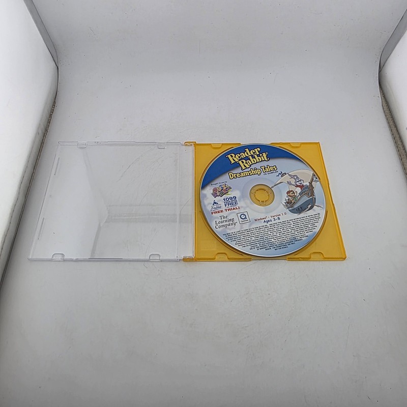Reader Rabbit Dreamship Tales CD Sampler - Professionally Resurfaced- Rare gallery
