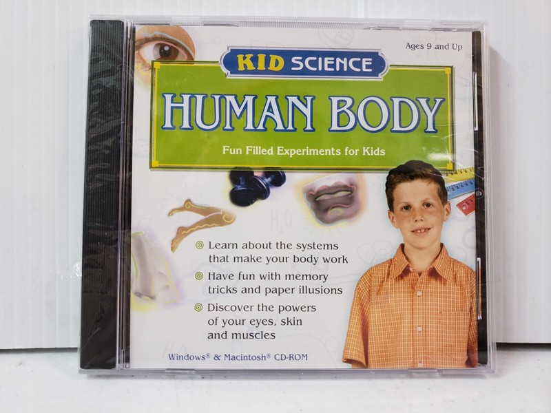 NEW Kid Science Human Body – Fun Experiments at Home PC MAC Software SEALED