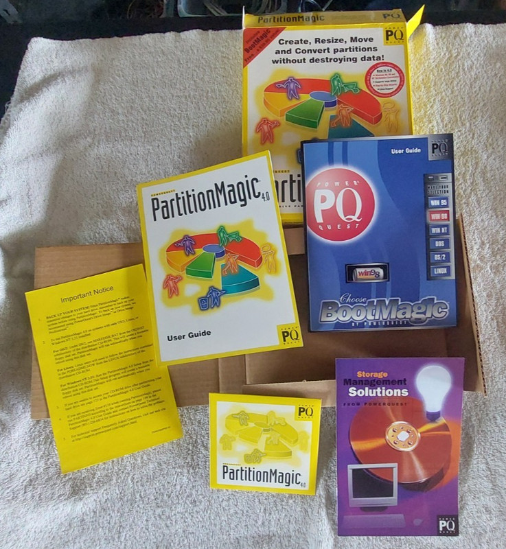 PartitionMagic 4.0 PowerQuest Utility Software Hard Disk Partitioning gallery