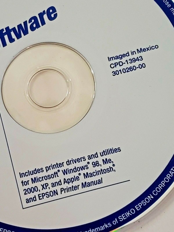 EPSON Stylus C42 Series Printer Software Drivers and Utilities Disc gallery