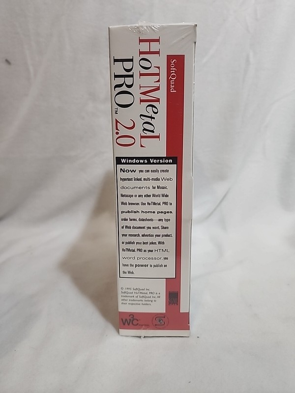 SoftQuad Hot Metal Pro 2.0 Windows Version Vintage Software New & Sealed gallery