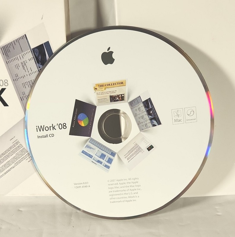 Apple iWork '08 Software gallery