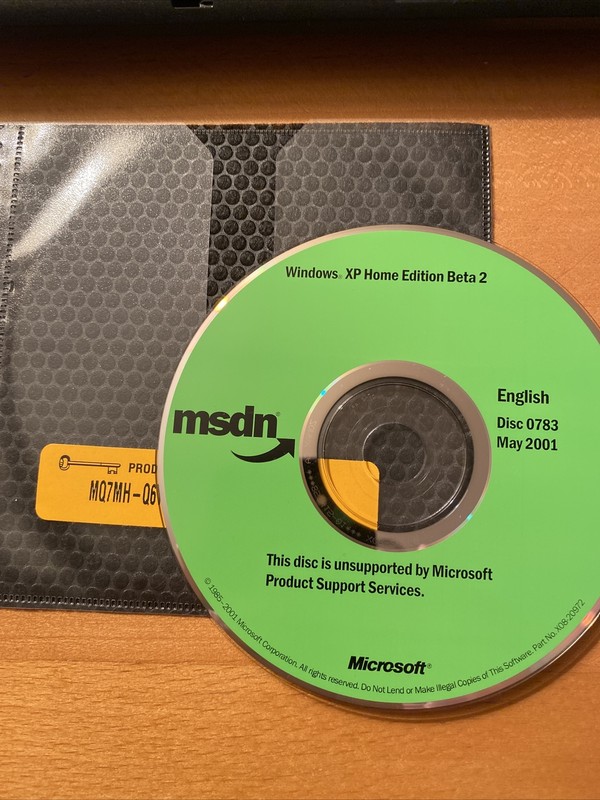 6 CDs NEW RARE Microsoft Windows “Codename” Whistler Beta2 + Product Keys + diag gallery