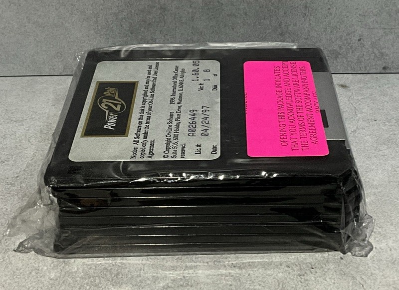 Vintage 1997 Power 21 Pak Software 5.25” Floppy Disks SEALED gallery