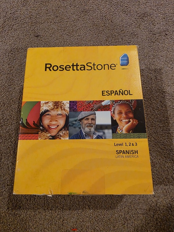 Rosetta Stone Spanish/Espanol Latin America Level 1, 2 & 3 - 16 CD-ROM Audio Set