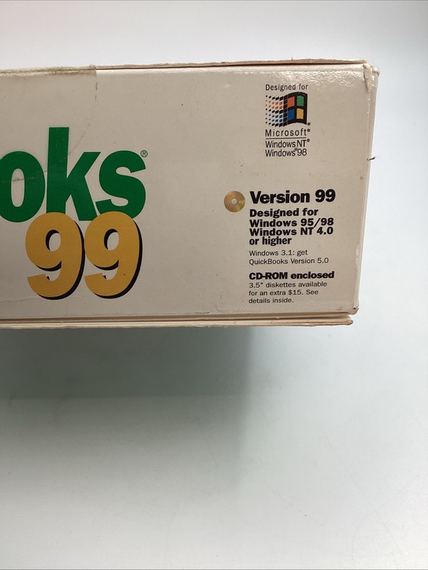 Quicken Financial Solutions Intuit QuickBooks 99 Accounting Software Windows gallery