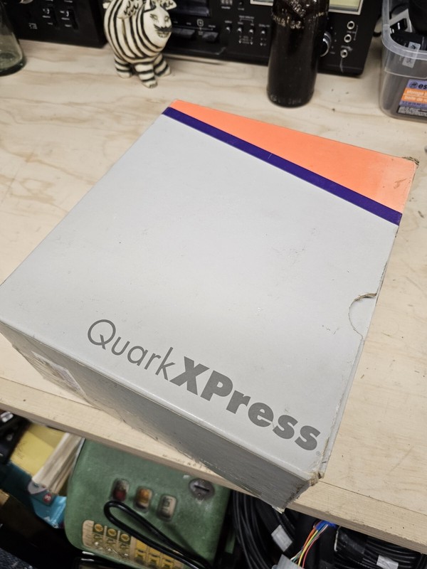 Vintage Quark Xpress Software for Mac 1986-91 Complete w Manuals Disks