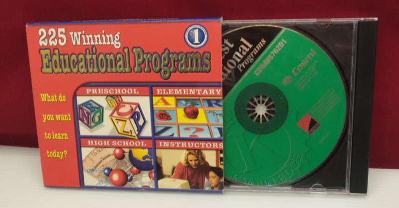 225 Winning Educational Programs PC CD-ROM Swift Jewel