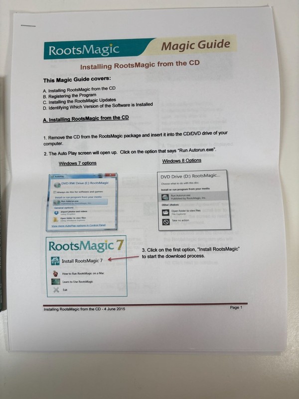 RootsMagic Version 6 Genealogy Family Tree Software With Book & Guide gallery