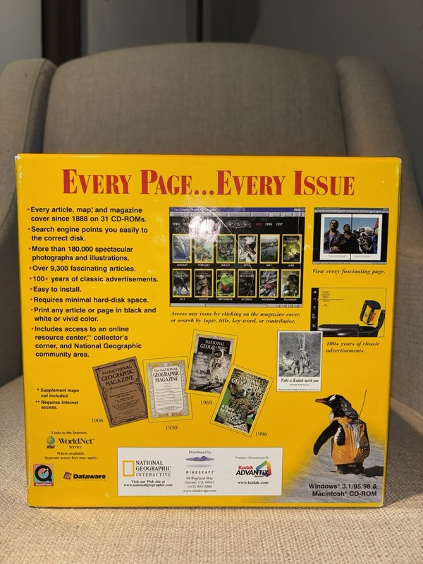 The Complete National Geographic - 109 Years Magazine on CD-ROM in 10 box SET. gallery