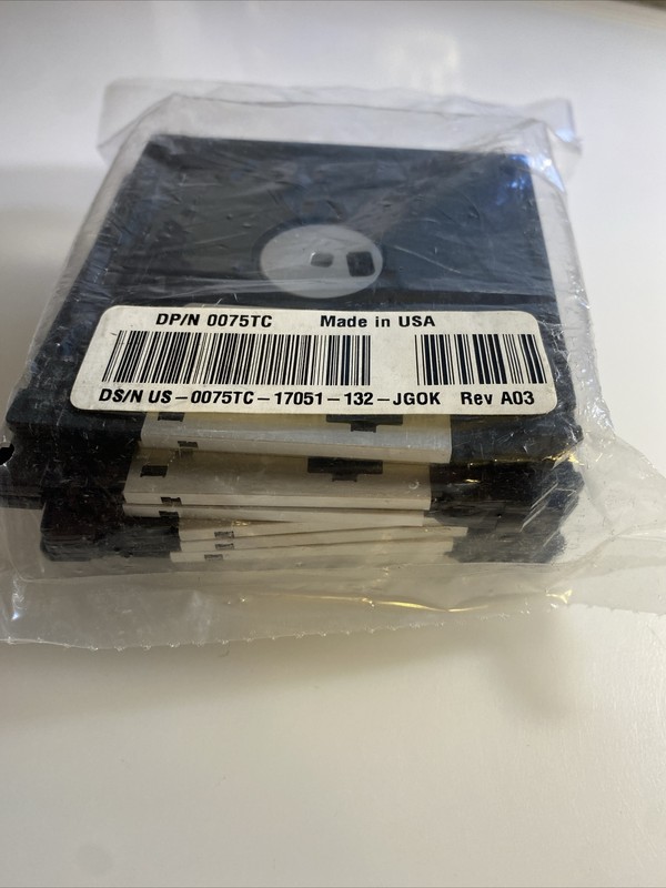 Vintage Dell 3.5” Blank Disks Hard Drive Sealed 12 Pack lfd6