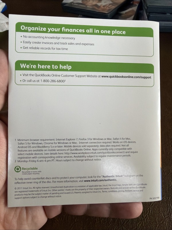 Intuit QuickBooks Online 2011 Small Business Accounting - Cd And Reg Code gallery