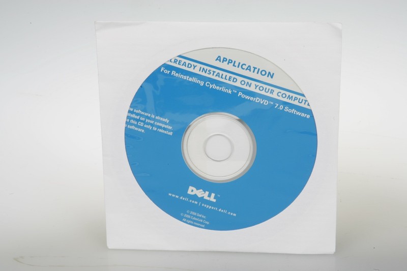 Dell Reinstalling Cyberlink PowerDVD 7.0 Software NEW SEALED NEW OLD STOCK