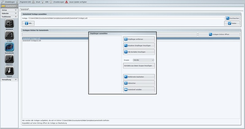 Adressen Software inkl. Terminplanung,Newsletterversand,Serienbriefe,E-Mail,EDV gallery
